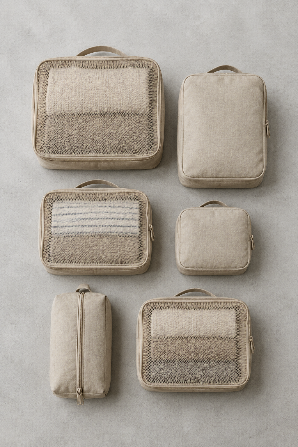 TravelSet™ — Organisateurs de valise 6 pièces